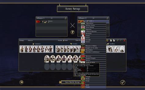 empire total war faction strengths.